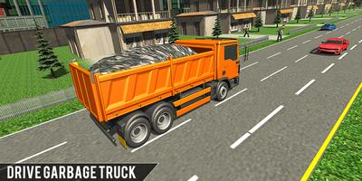 Off-Road Garbage Excavator Sim-City Clean Mission Ekran Görüntüsü 1