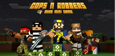 Cops N Robbers:Pixel Craft Gun