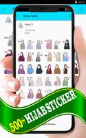 Hijab Sticker: WAStickerApp capture d'écran 1