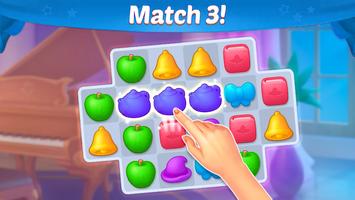 Manor Decor Match syot layar 2
