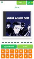 Norsk Musikk Quiz - Album, Plate, CD, Vinyl, Disk Poster