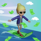 Investment Run 3D icon