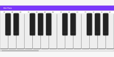 Mini Piano screenshot 1