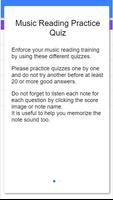Notes Reading Quiz постер