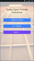 پوستر Guitar Open Tuning Reference