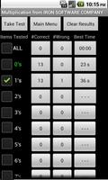 Multiplication Test Timer تصوير الشاشة 1