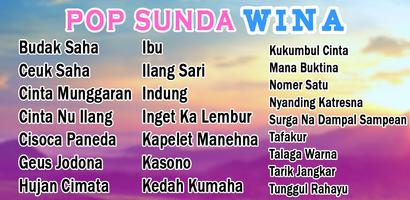 Lagu Pop Sunda Wina Mp3 capture d'écran 3