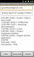 Daily activity report imagem de tela 2