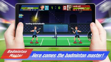 Badminton master الملصق