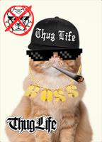 Thug Life Stickers Affiche