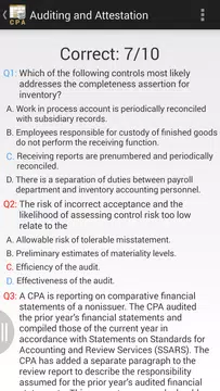 Screenshot 5 for CPA Exam Prep