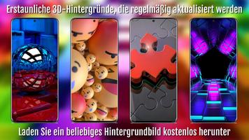 3D-Hintergründe Plakat