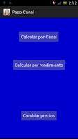 Calculador peso canal vacuno poster