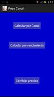 Calculador peso canal vacuno Affiche