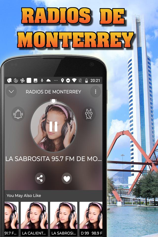 17 Schermata estaciones de radio Monterrey