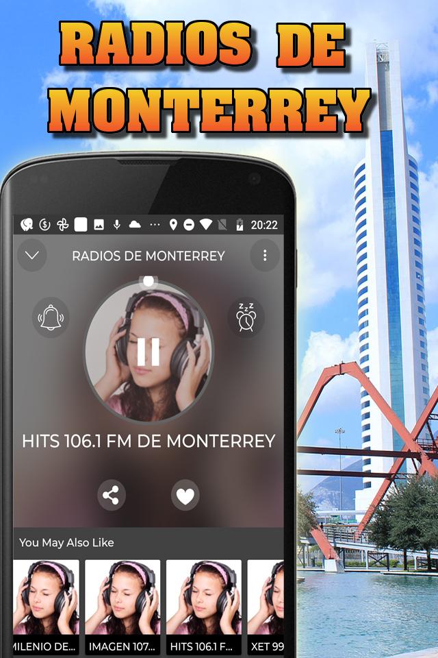 18 Schermata estaciones de radio Monterrey
