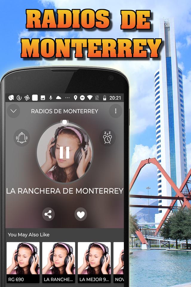 2 Schermata estaciones de radio Monterrey