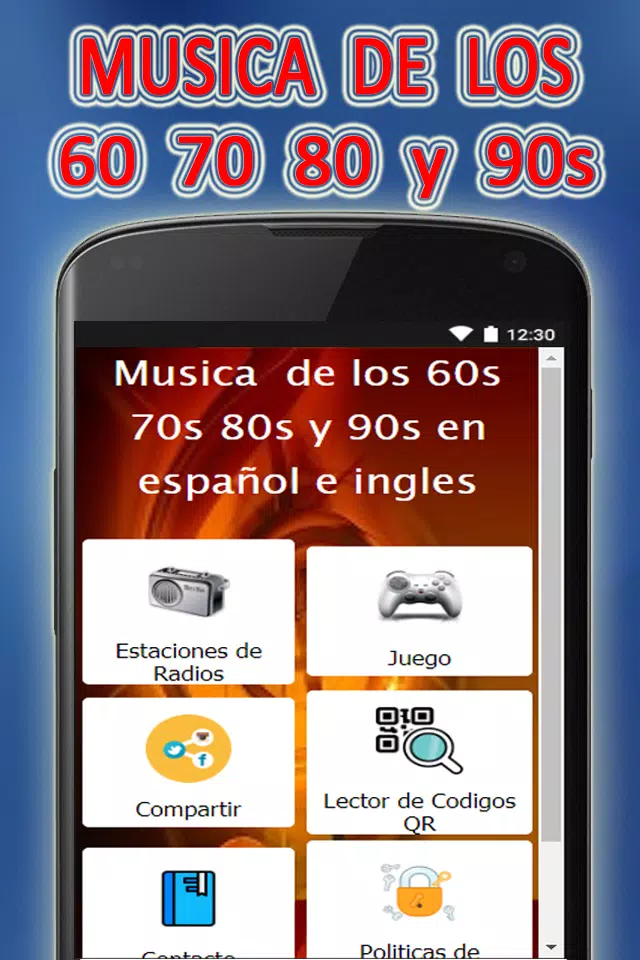 music of the 60 70 80 90s in Spanish and English APK for Android Download