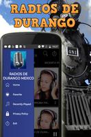 radios de  Durango Mexico Affiche