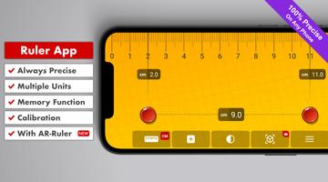 Ruler App + Measuring Tape PRO poster