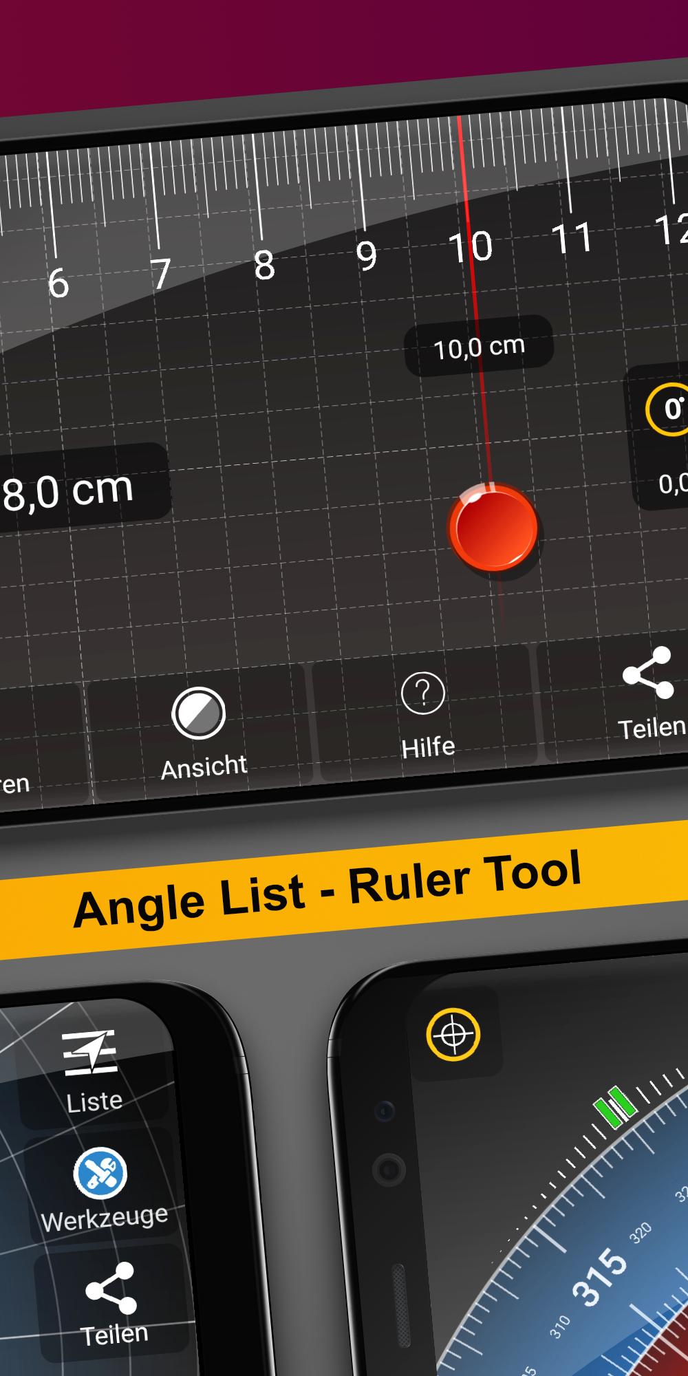 Measure App - Bubble Level, Clinometer, Protractor for Android - APK