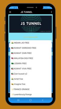 Js Tunnel Free VPN screenshot 1