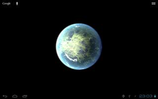 Planet Venus 3D Live Wallpaper 스크린샷 1