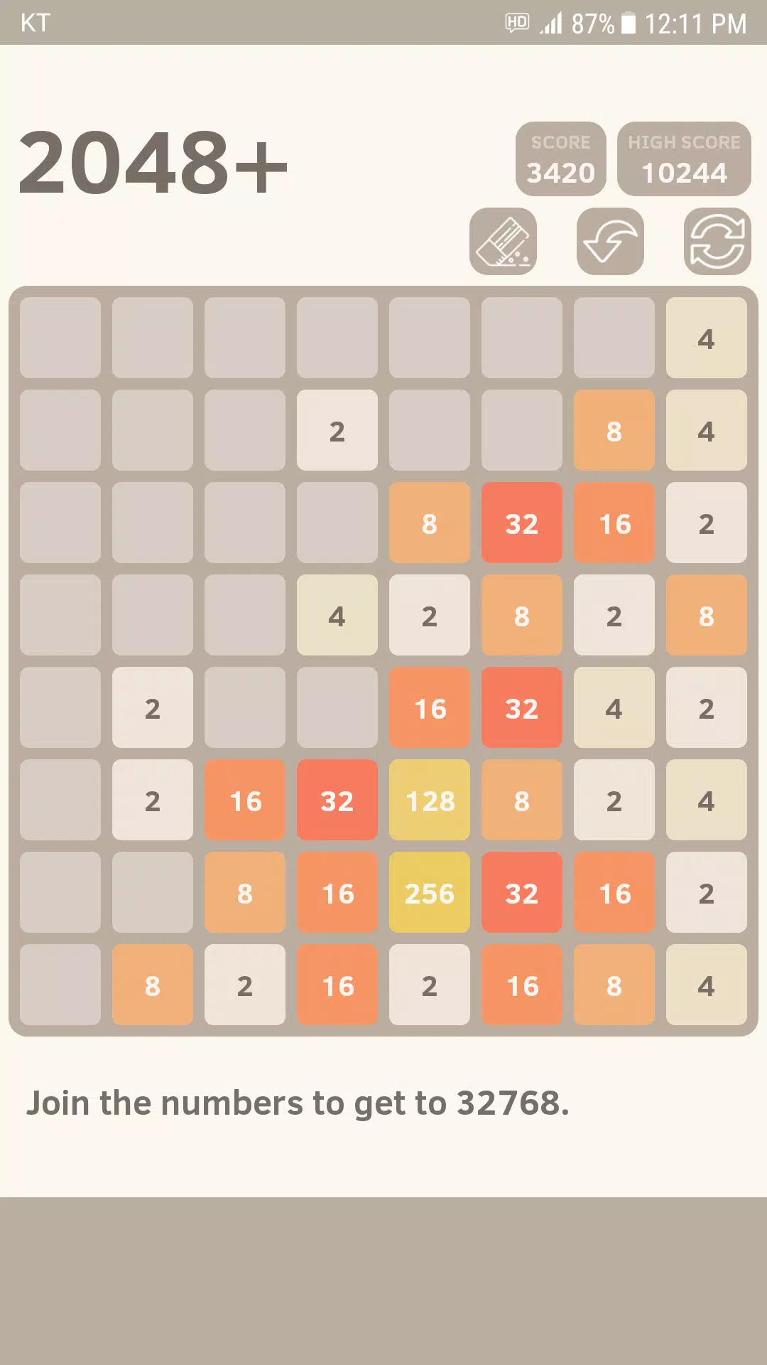 have an 8x8 game like this or better? : r/2048