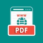 Convert Web Pages To PDF 아이콘