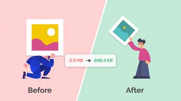 Photo Resize : Compress, Crop  โปสเตอร์