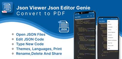 Json Viewer Json Editor Genie Affiche