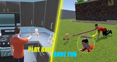 Who your daddy simulator Game poster