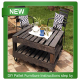 DIY Pallet Furniture Instructies stap vo-icoon