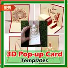 3D Pop-up Kartenvorlagen Zeichen