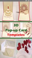 Modèles de cartes 3D Pop-up Affiche