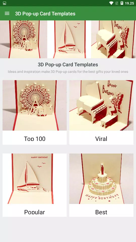 Pop Up Birthday Card Templates Free Download