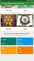 Cómo hacer una tarjeta pop-up de flores captura de pantalla 2