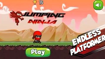 Saut Ninja Surfer Run Jeux Affiche