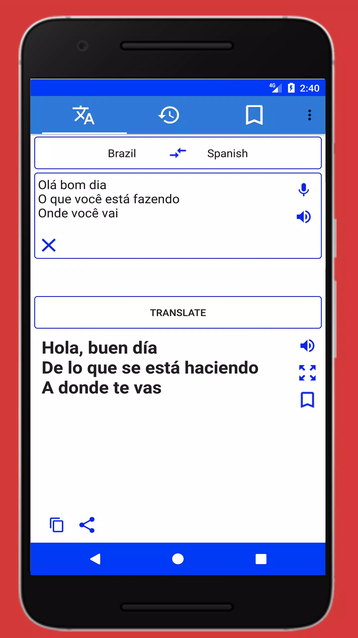 Descarga de APK de Traductor Español Brasil para Android