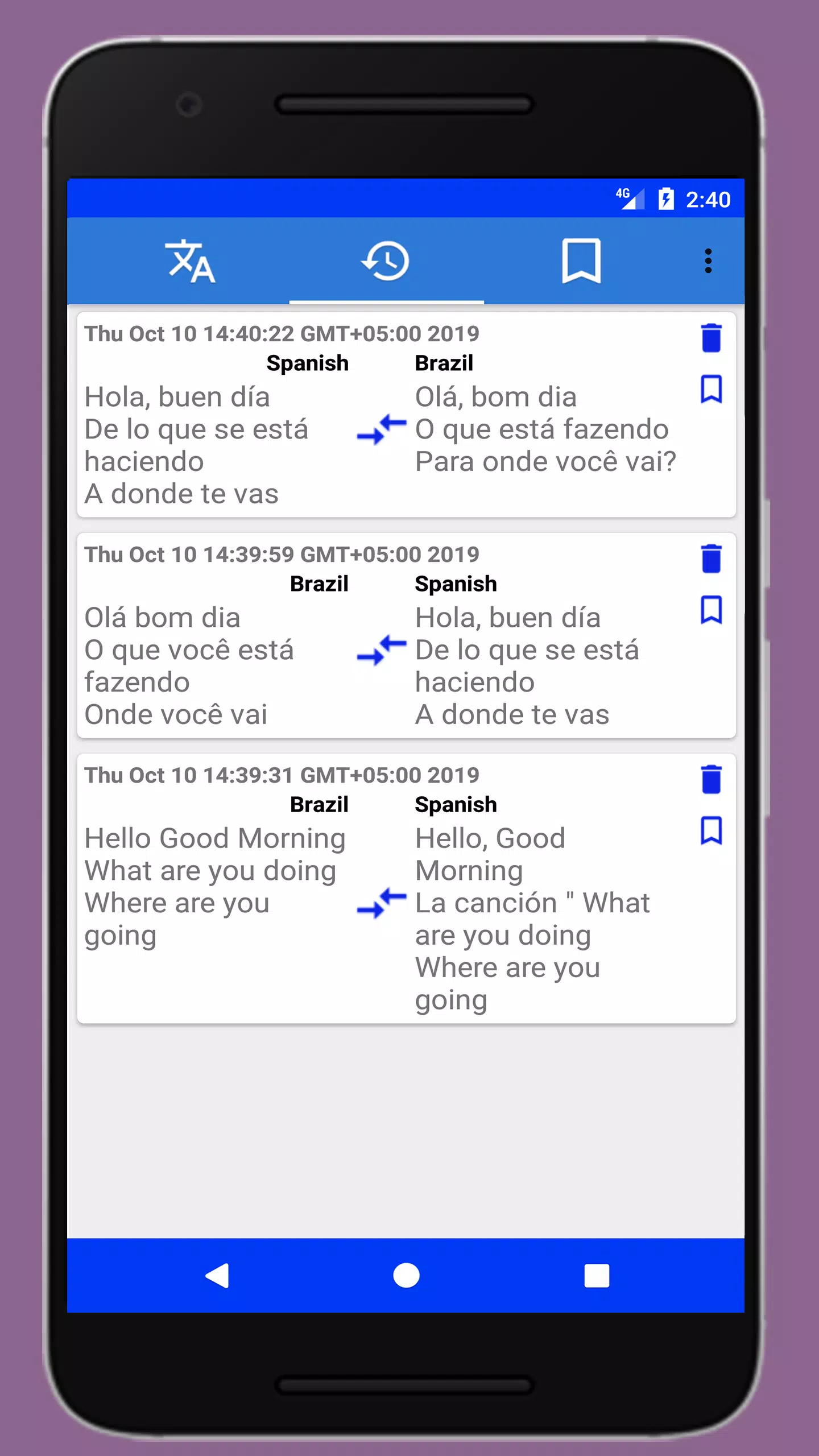 Download do APK de Traductor Español Brasil para Android