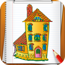Learn How to Draw House Step by Step APK