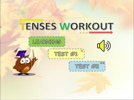 Tenses Workout for kids poster