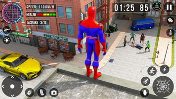Spider Hero Man Superhero Game اسکرین شاٹ 1