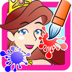 Coloring Page - Princess icon