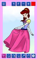 Coloriage - Princess Affiche