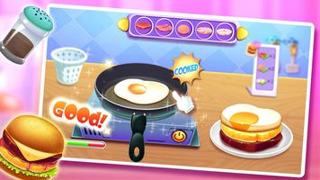 Yummy  Hamburger Cooking Game تصوير الشاشة 1