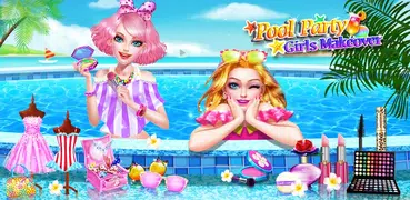 Pool party – макияж девочек