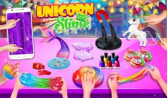 Unicorn Slime Maker Simulator Satisfying Games DIY-poster