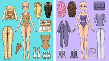 Chibi Doll Girl: Dress up Game 스크린샷 2