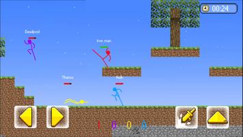 Stickman Hero Fight Battle War الملصق